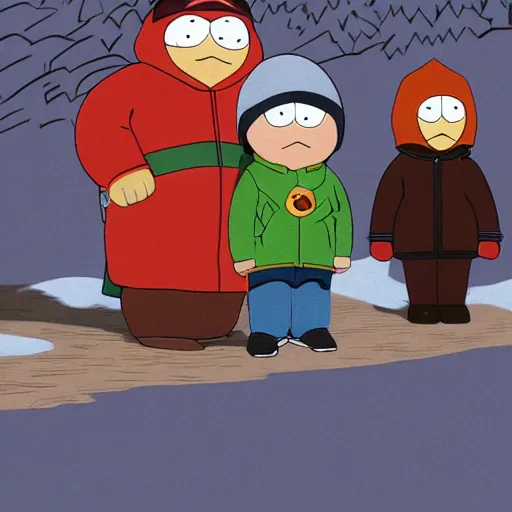 Eric Cartman, Stan Marsh, Kyle Broflovski and Kenny | Stable Diffusion |  OpenArt