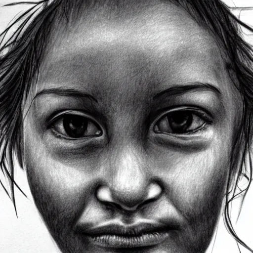 Image similar to pencil illustration of a face showing emotion, highly detailed, minimalist
