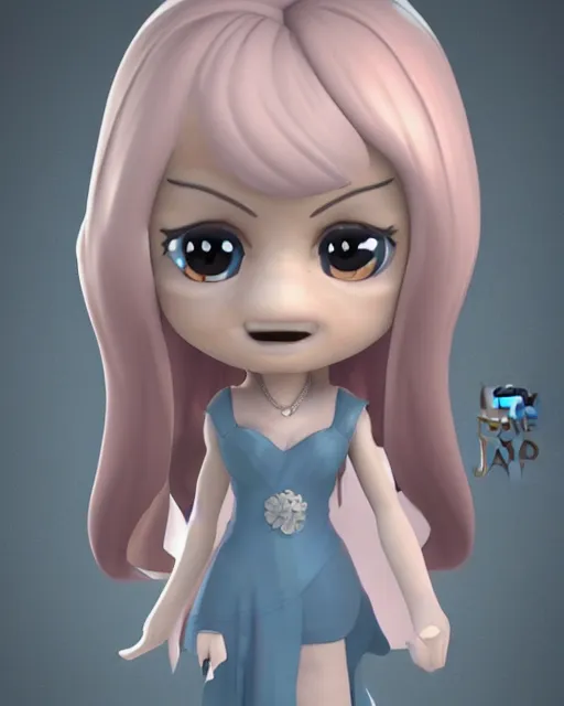 Prompt: lady justice mini cute style, highly detailed, rendered, ray - tracing, cgi animated, 3 d demo reel avatar, style of maple story