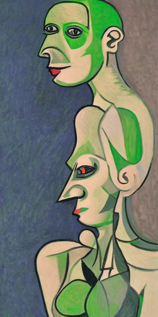 Prompt: photo of green orc in dress, beautiful light, 8k, elegant, sharp focus, illustration, art by Pablo Picasso