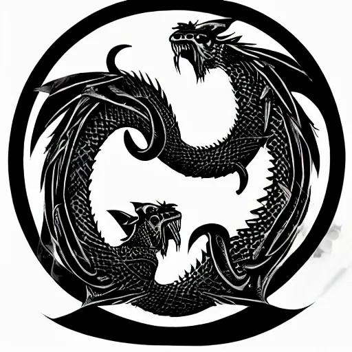 Image similar to ouroboros dragon