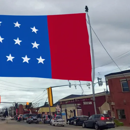 Prompt: The flag of the city of Thunder Bay