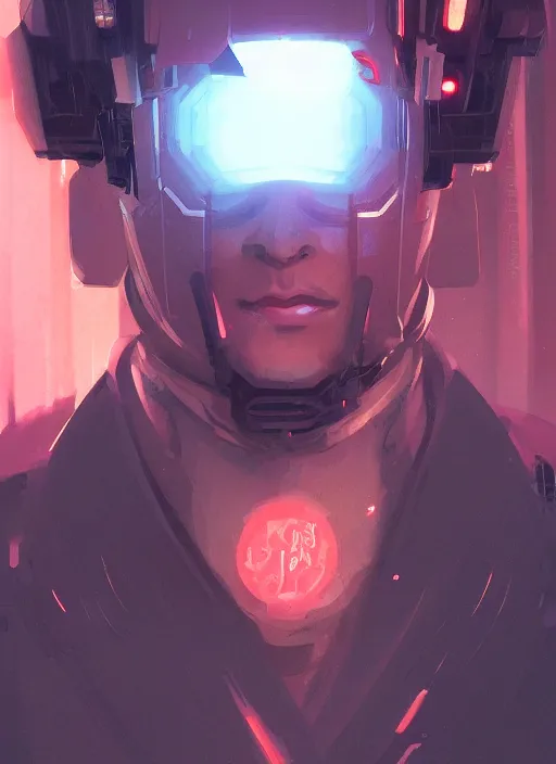 Image similar to concept art close up rich cyberpunk character, by shinji aramaki, by christopher balaskas, by krenz cushart