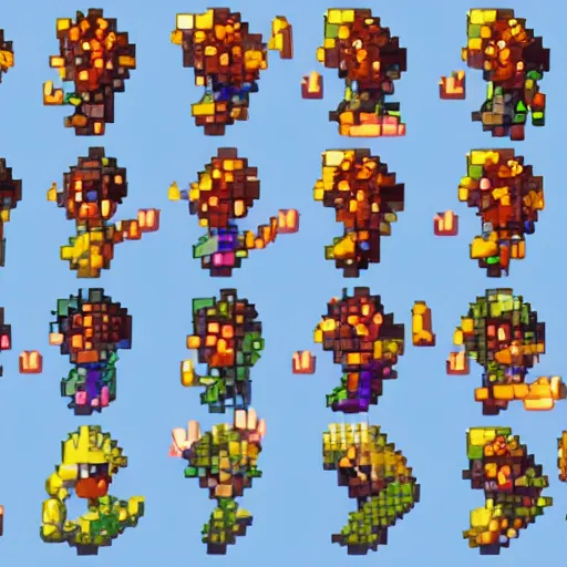 Prompt: sprite sheet