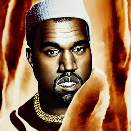 Image similar to kanye west as a greek god