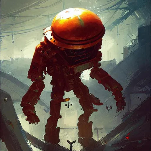 Prompt: alien robot luffy, thief, photography, by isaac asimov and marc simonetti by greg rutkowski, by wlop