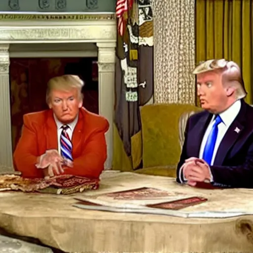 Image similar to still of Donald Trump in that 70’s show