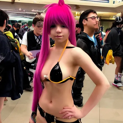 Image similar to Instagram model at anime convention