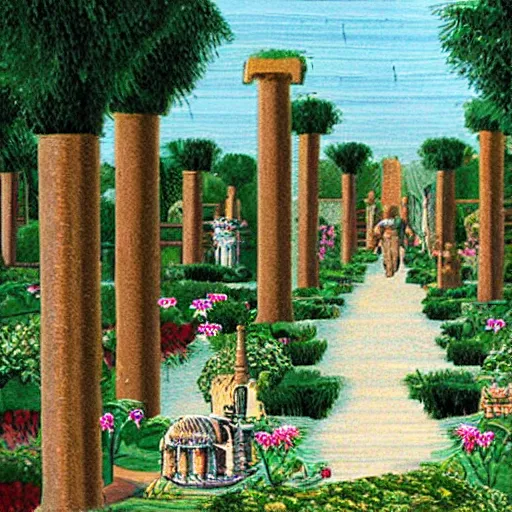 Prompt: Gardens of Babylon