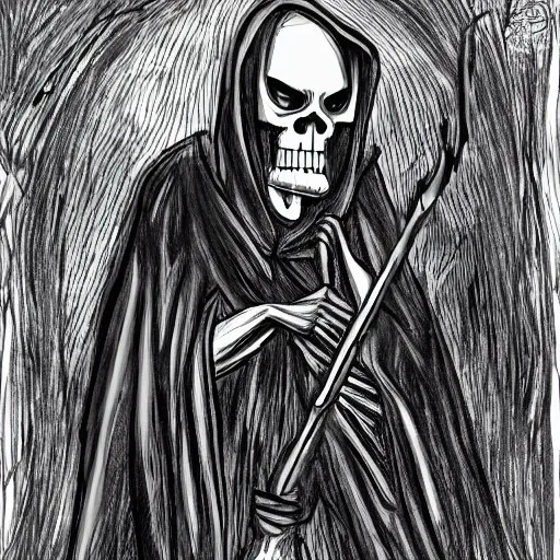 Image similar to grim reaper