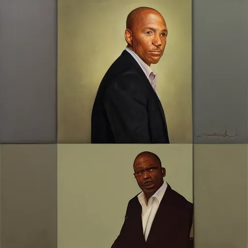 Image similar to francis herman steele corporate portrait, professional profile photo, hyperreal photo portrait by jonathan yeo, by kehinde wiley, by craig wiley, by david dawson