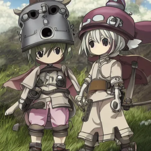 Image similar to made in abyss, chibi