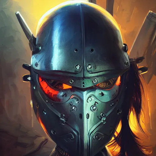 Image similar to cyberpunk viking helmet mask warrior goddess robot ninja fantasy, art gta 5 cover, official fanart behance hd artstation by jesper ejsing, by rhads, makoto shinkai and lois van baarle, ilya kuvshinov, ossdraws