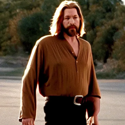 Image similar to evan mcgregor as the dude from big lebowski