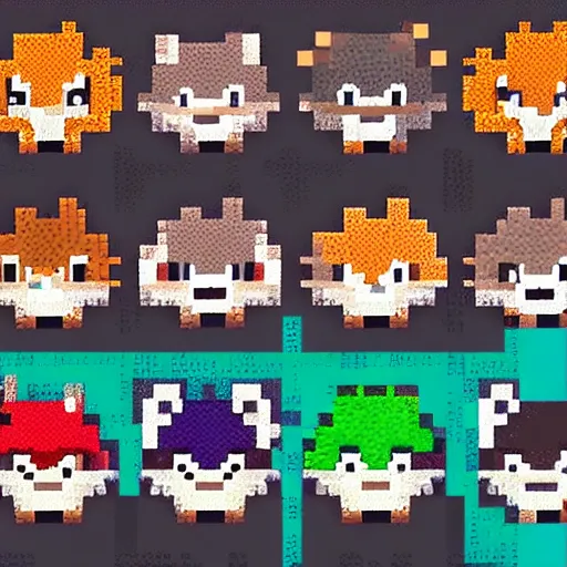 Image similar to game art hedgehog pixels