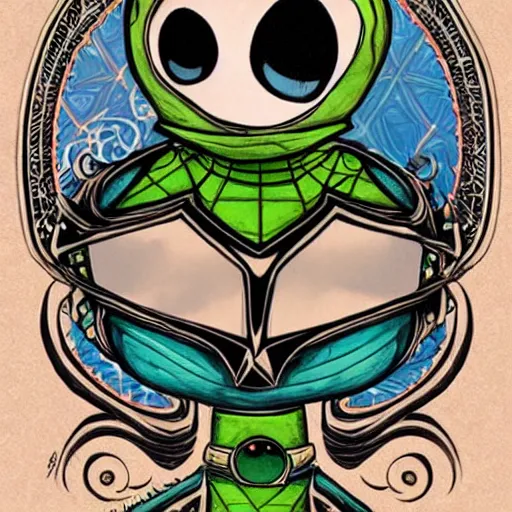 Image similar to Mysterio, artwork by Jasmine Becket-Griffith,