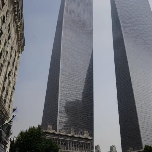 Prompt: twin towers 9/11 in France