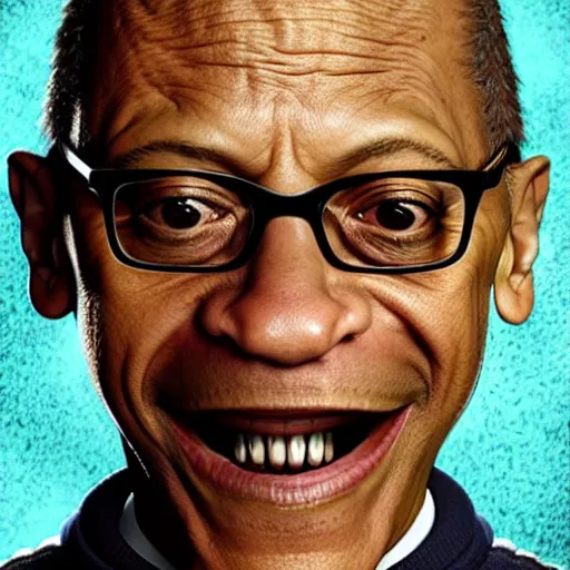 Image similar to Gus Fring from better call saul with gollum face
