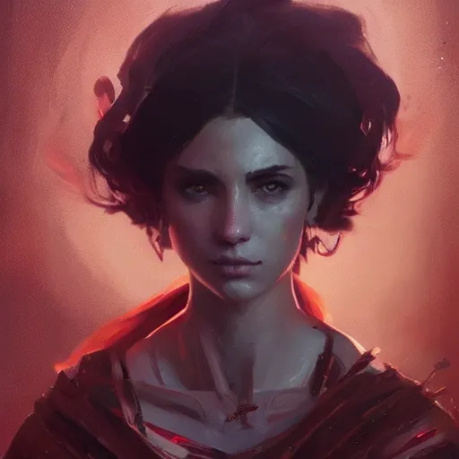 Prompt: a portrait of Reyna from Valorant by Greg Rutkowski, digital art, horror, chiaroscuro, trending on artstation, anime arts, featured on Pixiv, HD, 8K, highly detailed, good lighting, beautiful, epic, masterpiece