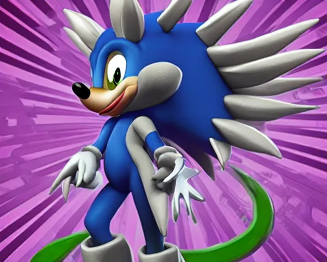 Image similar to chronic the hedgehog