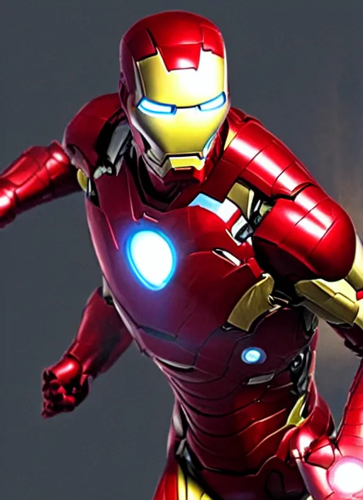 Image similar to tom cruise as ironman, in marvel movie, hipher realistic photography.