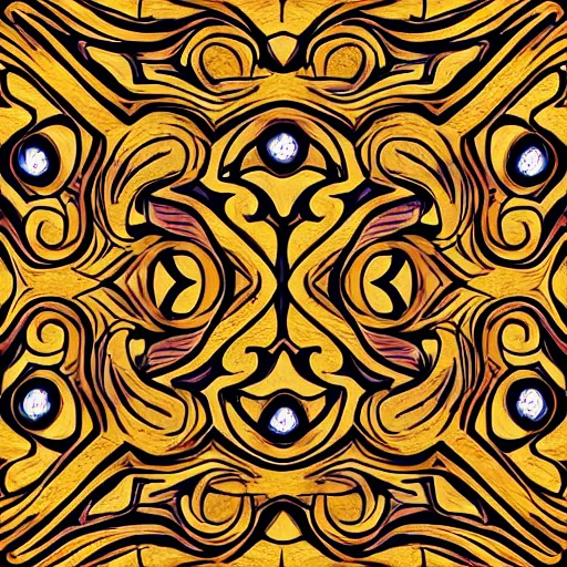 Image similar to hand painted cartoonish wood texture, cartoon, symmetry, digital art