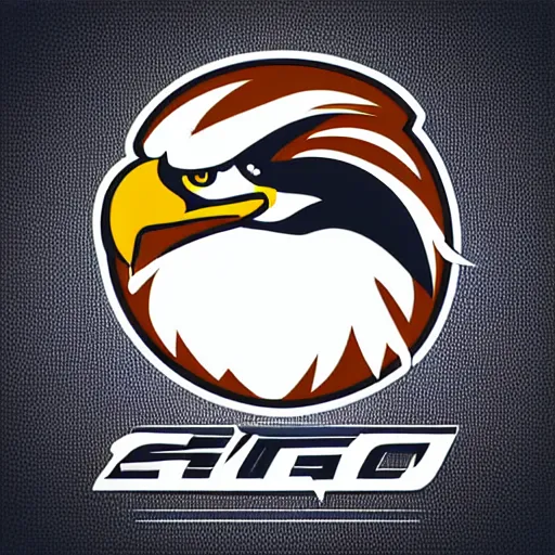 Image similar to sports logo detailed vector eagle