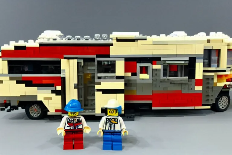 Prompt: rv meth lab 1 9 8 5 lego set