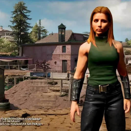 Image similar to Buffy Summers 3D character model in Mortal Kombat 11