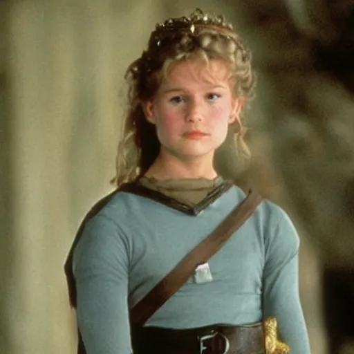 Image similar to young robin wright as the princess bride
