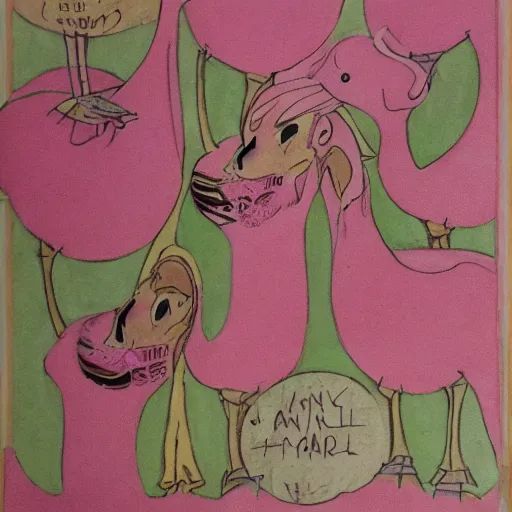 Prompt: gandhalf the pink