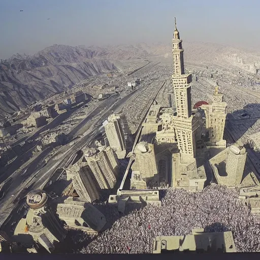 Image similar to real photo of makkah