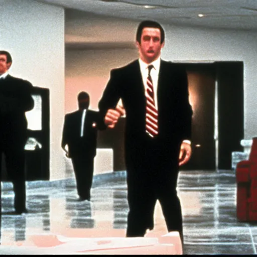 Prompt: United States in American Psycho (1999)