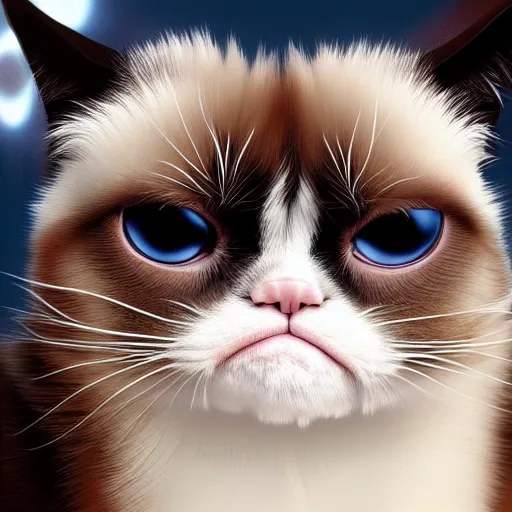 Grumpy Cat Emoji - AI Generated Artwork - NightCafe Creator