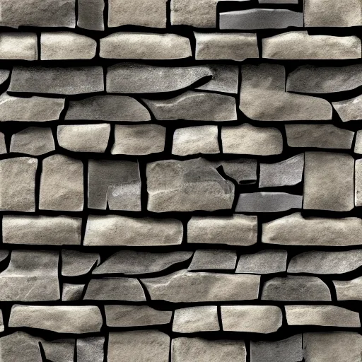 Prompt: stylized stone cladding texture, painterly