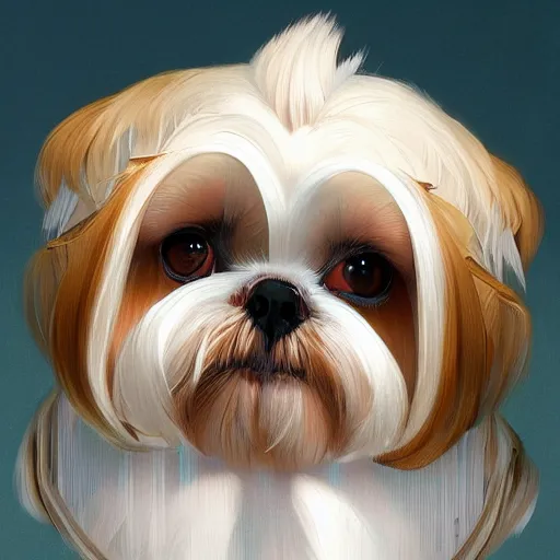 Prompt: Anthropomorphic Disco Shih Tzu, detailed, centered, digital painting, artstation, concept art, donato giancola, Joseph Christian Leyendecker, WLOP, Boris Vallejo, Breathtaking, 8k resolution, extremely detailed, beautiful, establishing shot, artistic, hyperrealistic, beautiful face, octane render, cinematic lighting, dramatic lighting, masterpiece