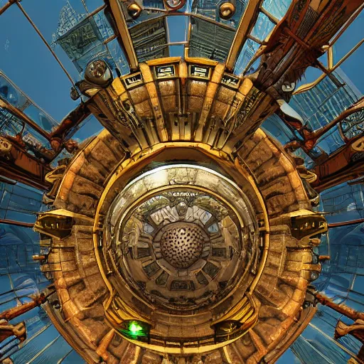 Image similar to enormous flying city!! in a gigantic faberge egg, sky!!!, steampunk, aetherpunk, fantasy art, unreal engine,