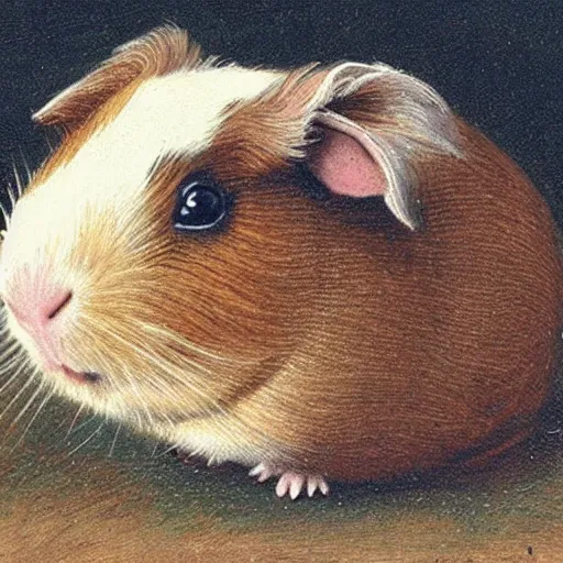 Image similar to a victorian guinea pig