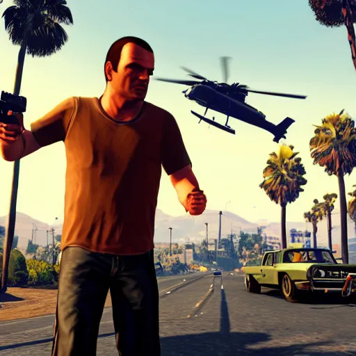 Prompt: GTA 5 Screenshot