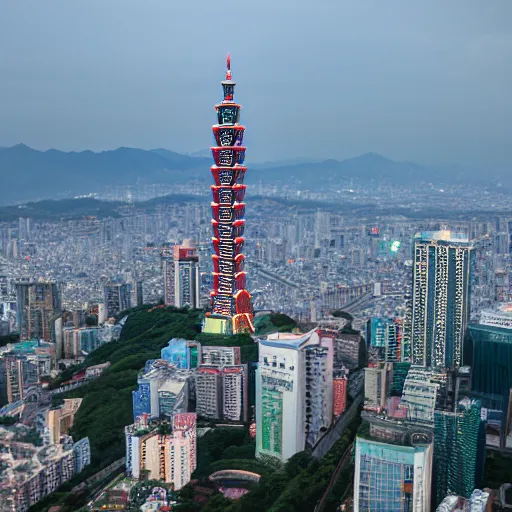 Image similar to Taipei 101 fighting with the Latinoamericana tower