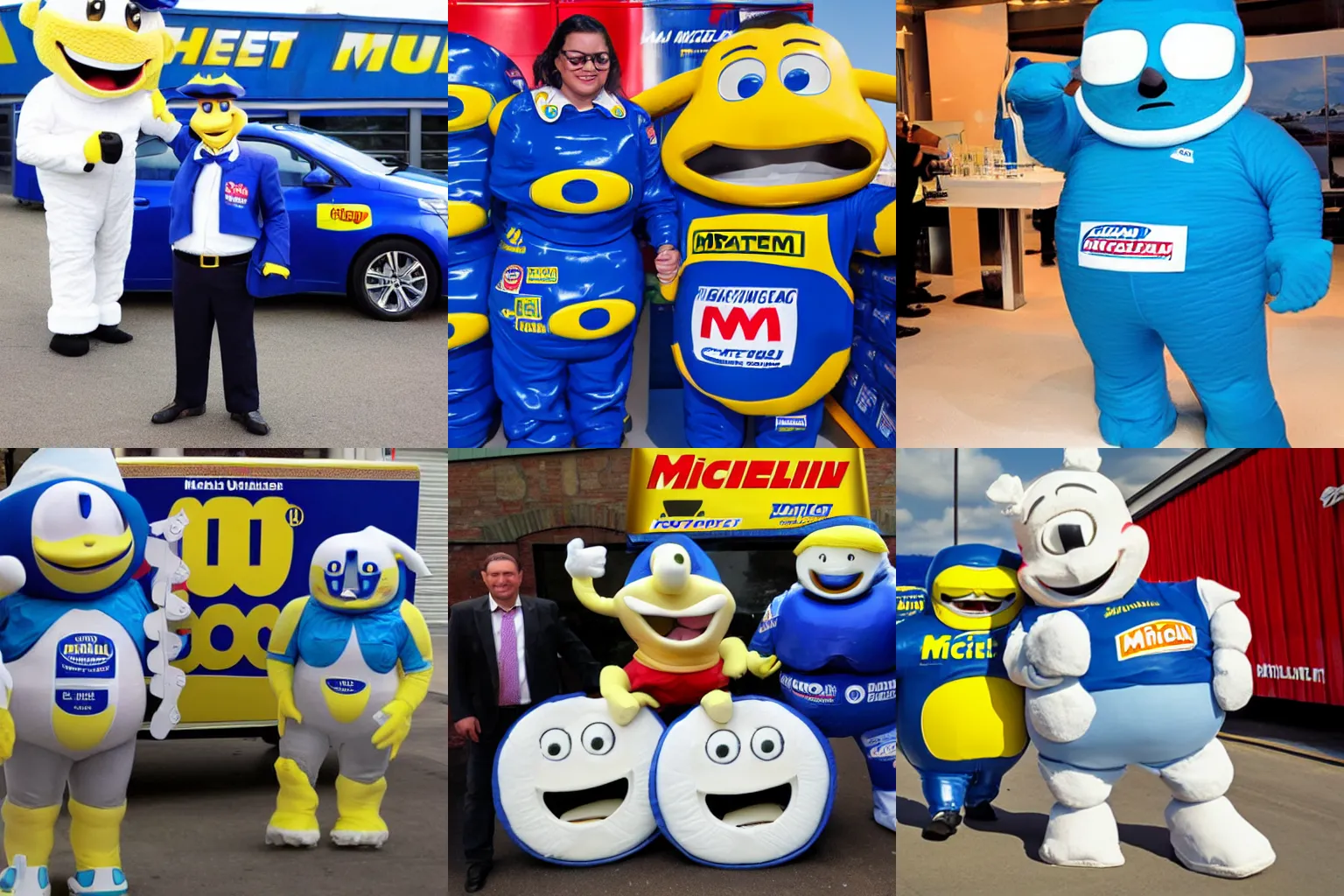 Prompt: realistic michelin mascot