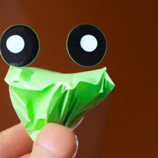 Image similar to tampons with googly eyes
