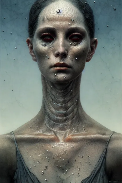 Prompt: blind lilith the mother of all monsters, raining ash, fine art masterpiece, highly detailed dino valls wayne barlowe machiej kuciara, dramatic lighting, long shot, wide angle, uhd 8 k, sharp focus