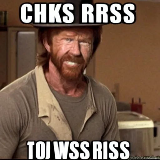 Image similar to chuck roast norris