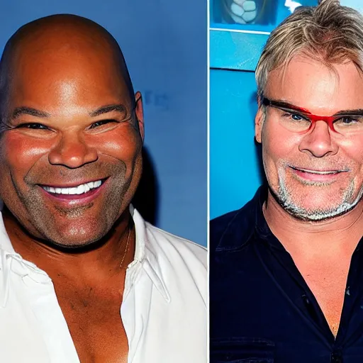 christopher judge and richard dean anderson, photograph, Stable Diffusion