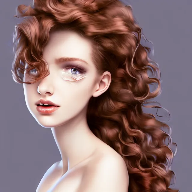 Prompt: professional digital art of a white incredibly !attractive! thin slightly curvy woman with light brown curly hair blue eyes, small smile, front view, standing in tight red dress, very attractive, beautiful face, impressive, Canon 40mm view, HD, 4k, well composed, best on artstation, cgsociety, epic, stunning, gorgeous, intricate detail, wow, masterpiece by Gil Elvgren and Dorian Cleavanger