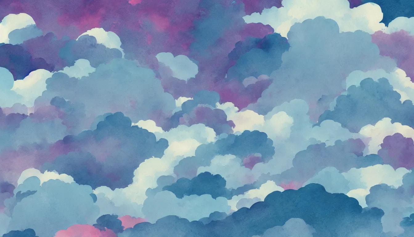 Image similar to watercolor canvas texture clouds kilian eng, minimalist