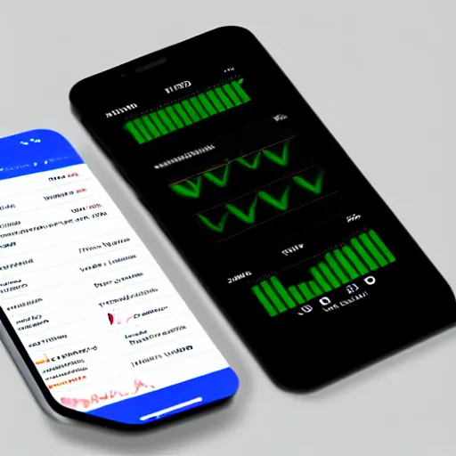 Image similar to high fidelity mockup designs for a stock trading mobile app