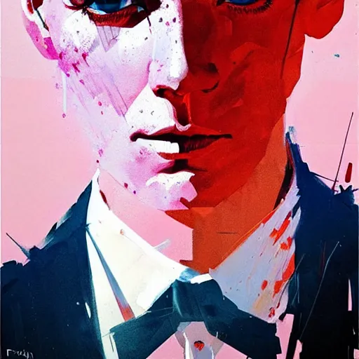 Prompt: portrait soft light, by frank mccarthy and conrad roset, inspired by james bond, paintbrush, fine,