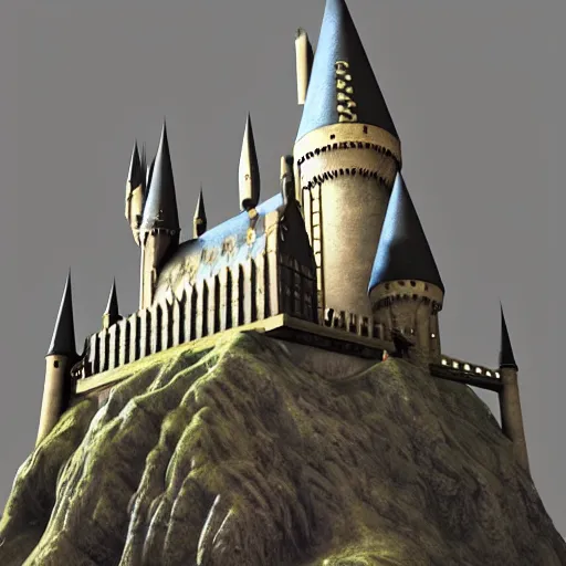 Image similar to hogwarts castle video game, unreal engine, 3d render